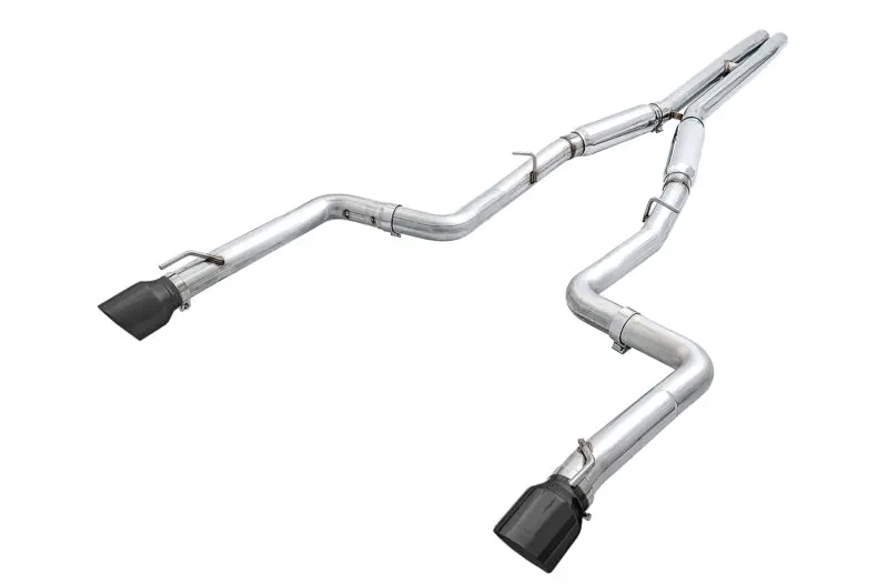Awe Track Edition Cat-Back Exhaust W/ Blk Tips For 2017-2023 Dodge Charger 5.7L 1