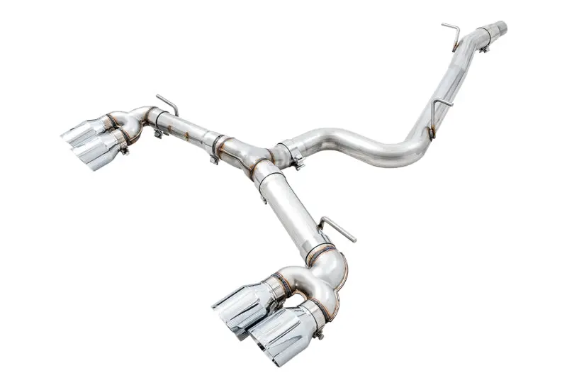 Awe Track Edition Cat-Back Exhaust W/ Chrome Tips For 15-17 Volkswagen Golf R 1