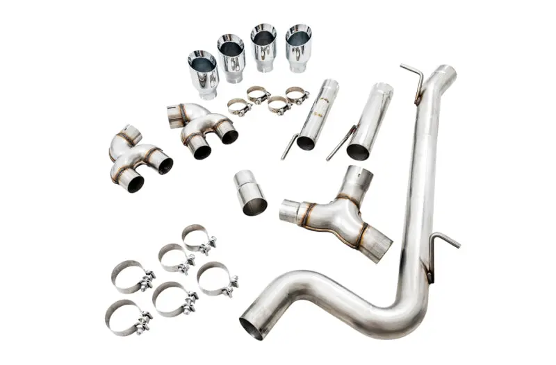 Awe Track Edition Cat-Back Exhaust W/ Chrome Tips For 18-19 Volkswagen Golf R 2