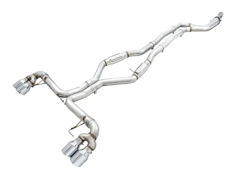 Awe Track Edition Cat-Back Exhaust W/ Chrome Tips For 2020-2025 Bmw M340i/M440i 1