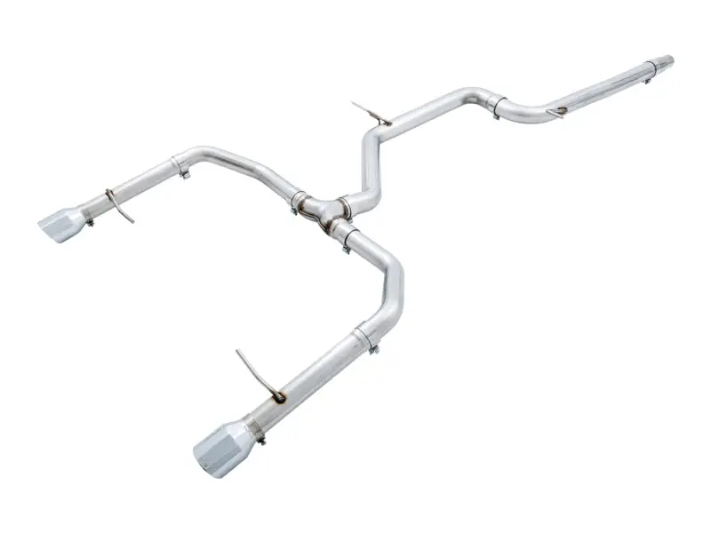 Awe Track Non-Res Catback Exhaust W/ Chrome Tips For 19-21 Volkswagen Jetta Gli 1