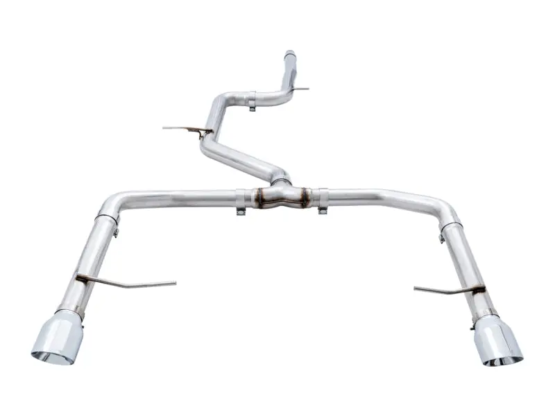 Awe Track Non-Res Catback Exhaust W/ Chrome Tips For 19-21 Volkswagen Jetta Gli 2