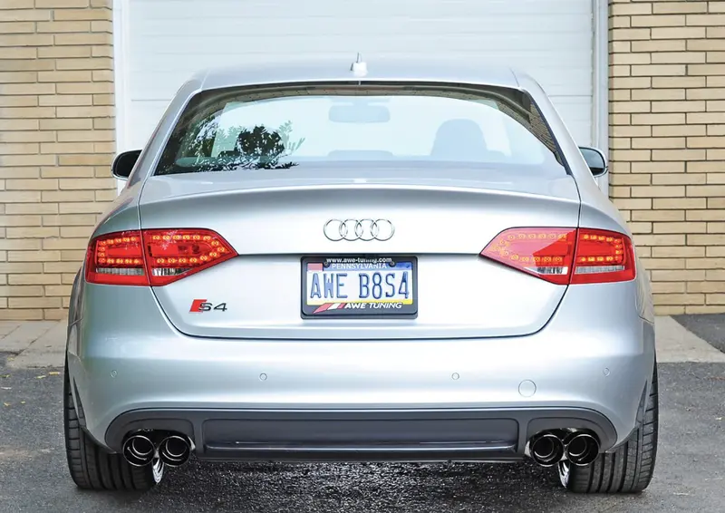 Awe Track-To-Touring Cat-Back Exhaust Conversion Kit For 10-17 Audi S4 Quattro 3.0L 1