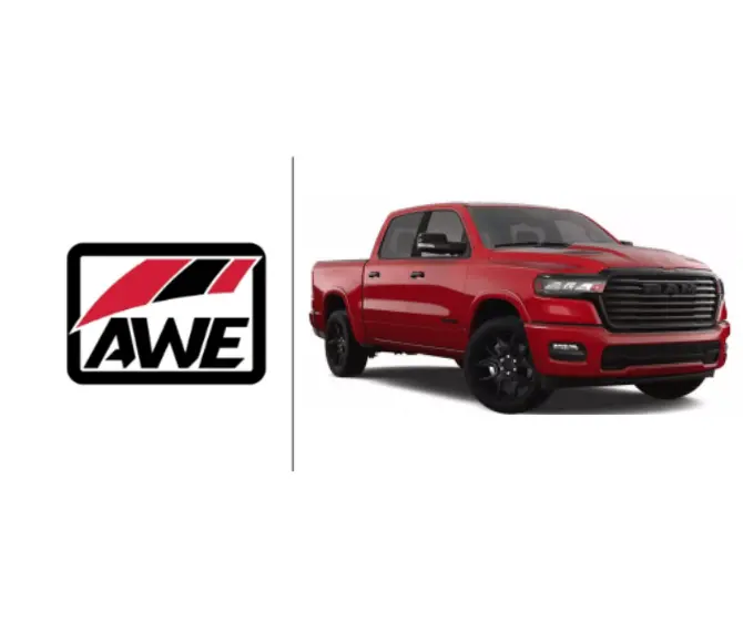 Awe Tuning 0Fg Cat-Back Exhaust 5In Chrome Tips For 2025 Ram 1500 3.0Tt 2