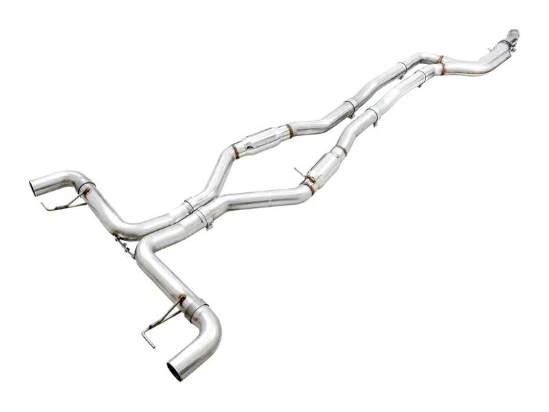Awe Tuning Track Edition Cat-Back Exhaust Oe Tips For 20–25 Bmw M340i/M440i 3.0L 1