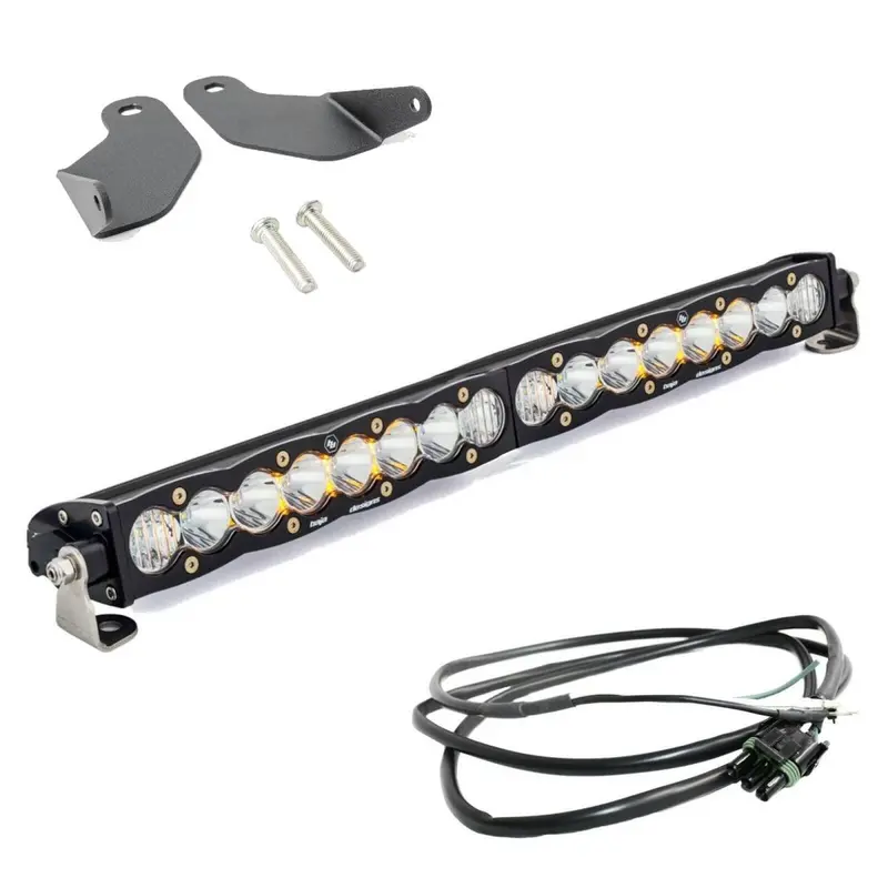 Baja Designs 20" S8 Light Bar & Mounting Kit For 21+ Ford Bronco W/ Steel Bumper 1