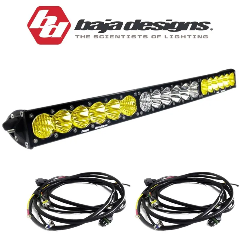 Baja Designs 30" Onx6 Arc Dual Control Combo Light Bar W/ Dual Wiring Harnesses 1