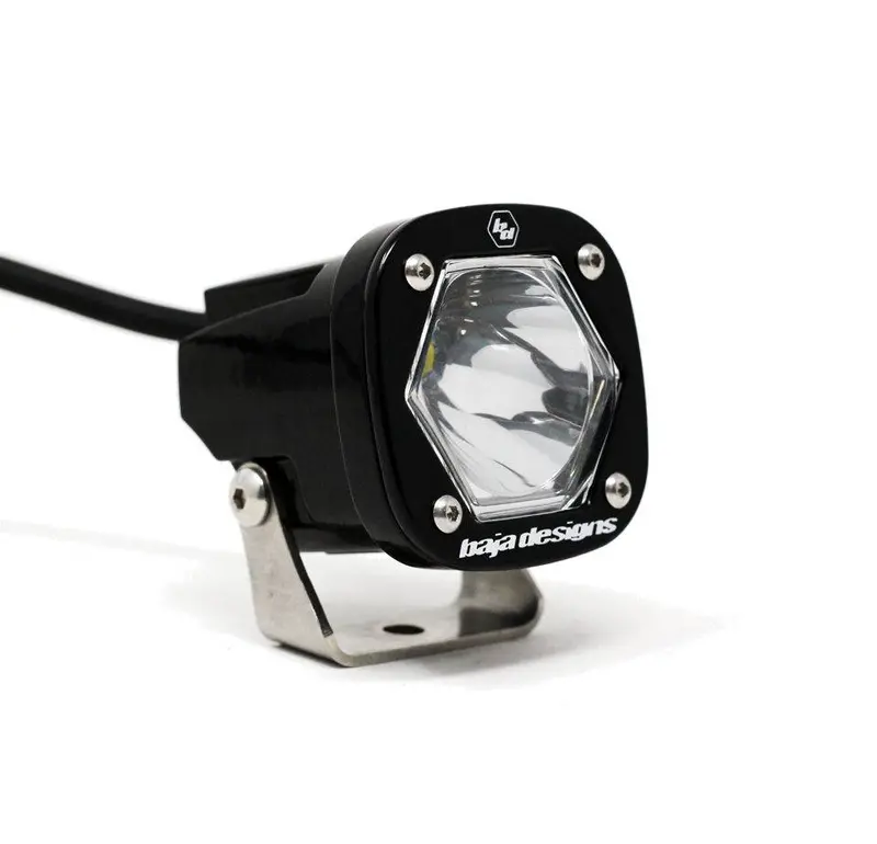 Baja Designs 380001 S1 Spot Clear Lens Led 5000K Light With Mounting Bracket 1