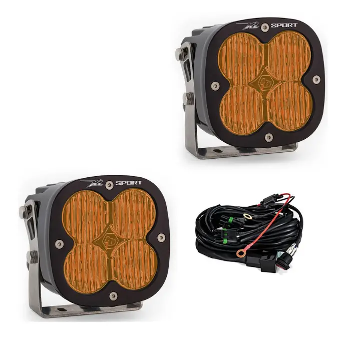 Baja Designs 4.5" Xl Sport Auxiliary Factory Amber Wide Cornering Beam Led Lights 1