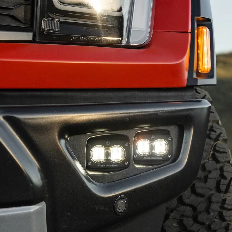 Baja Designs 448166 Raptor S2 Sae Dual Fog Pocket Kit For 2021-2025 Ford F-150 2