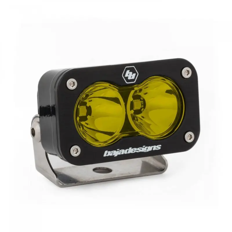 Baja Designs 480011 Universal Black S2 Pro Amber Spot Beam Led Light Pod 1