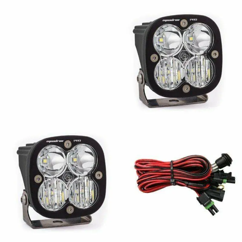 Baja Designs 497803 Black Squadron Pro Led Light Pair For Ford Gm Dodge Sxs 1