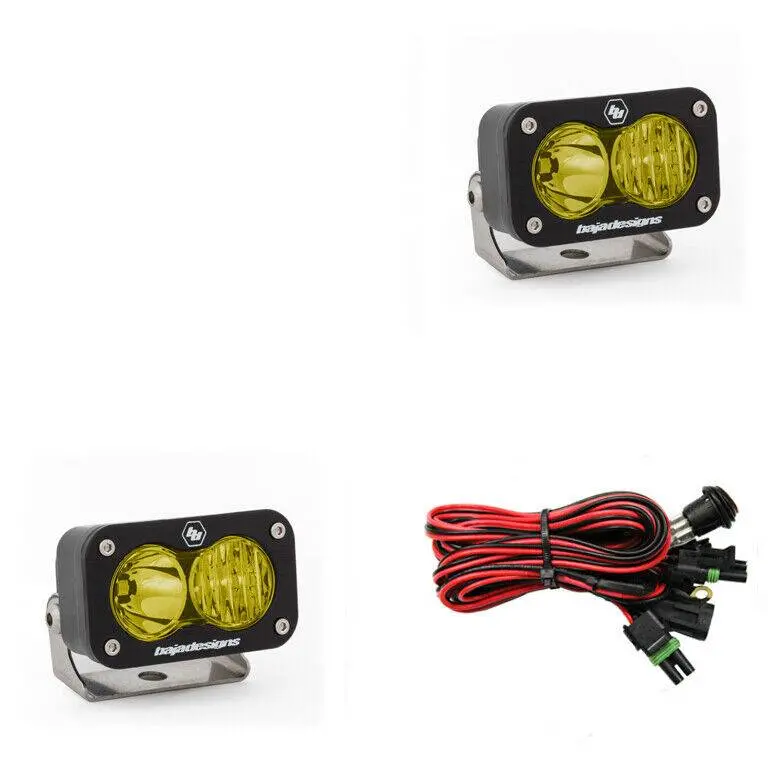 Baja Designs 547813 Led Work Light Amber Driving Combo Pattern Pair S2 Sport 1