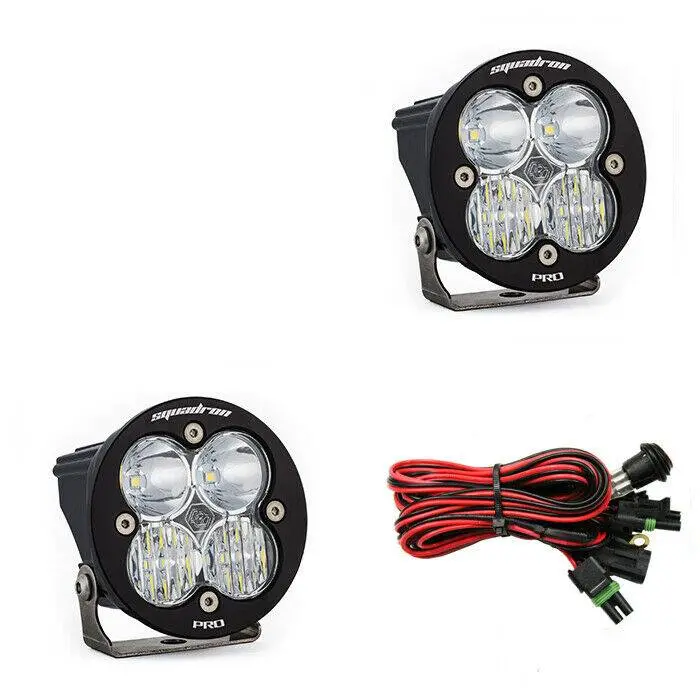 Baja Designs 597803 Led Light Pods Clear Lens Driving/Combo Pair Squadron R Pro 1