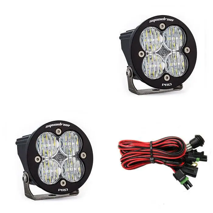 Baja Designs 597805 Led Light Pods Clear Lens Wide Cornering Pair Squadron Pro 1