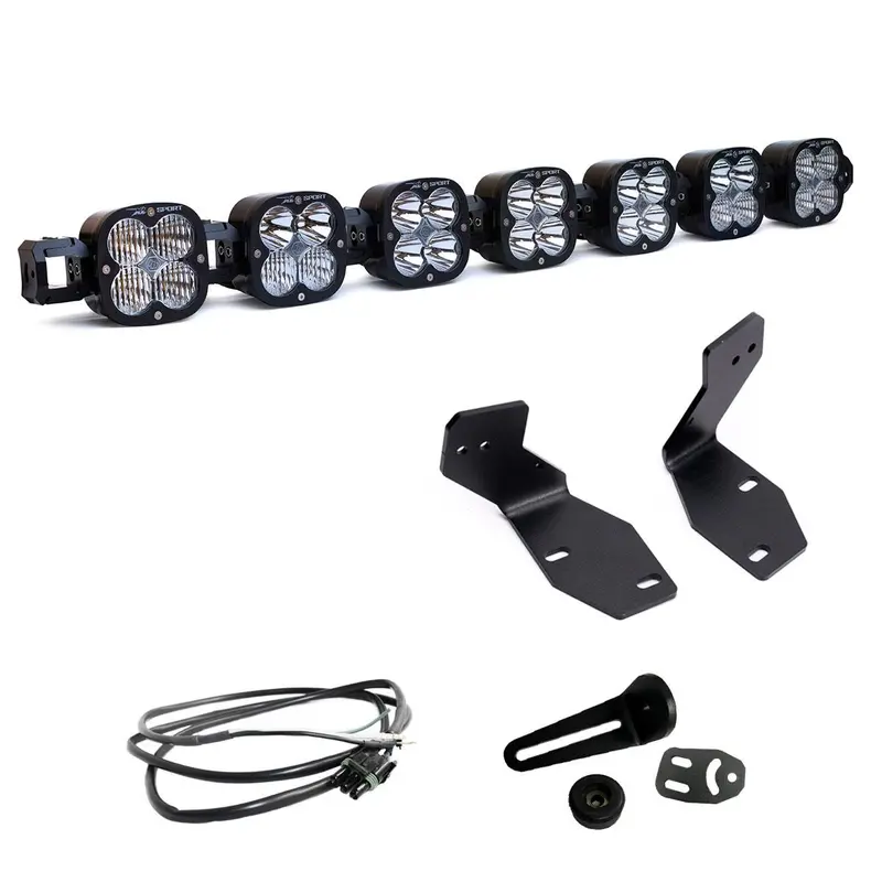 Baja Designs 7Xl Linkable Bumper Light Kit 2023-2026 Ford F-250/350 Super Duty Light Pattern: Multi-Pattern Clear Upfitter 1