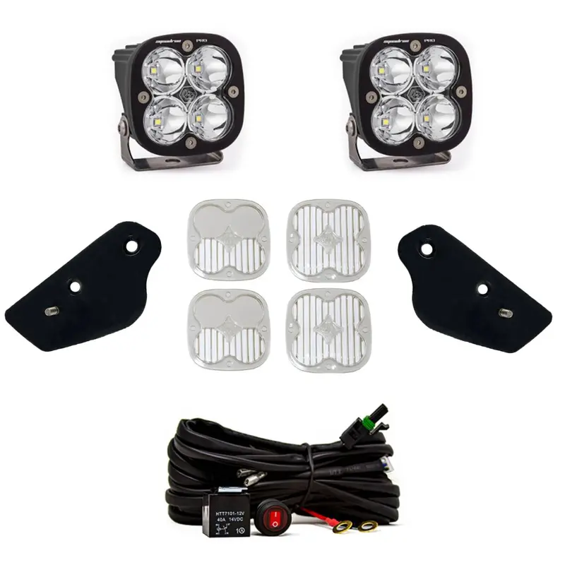 Baja Designs A-Pillar Squadron Pro Led Kit W/ Toggle Harness For 2021-2025 Bronco 1