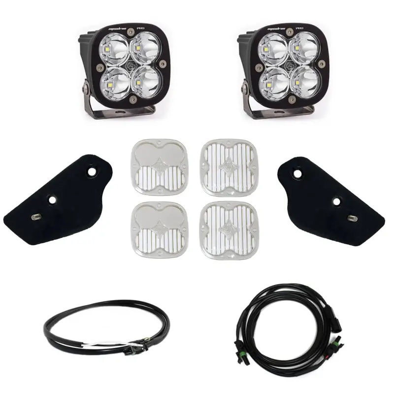 Baja Designs A-Pillar Squadron Pro Led Kit W/ Upfitter Harness For 2021-2025 Bronco 1