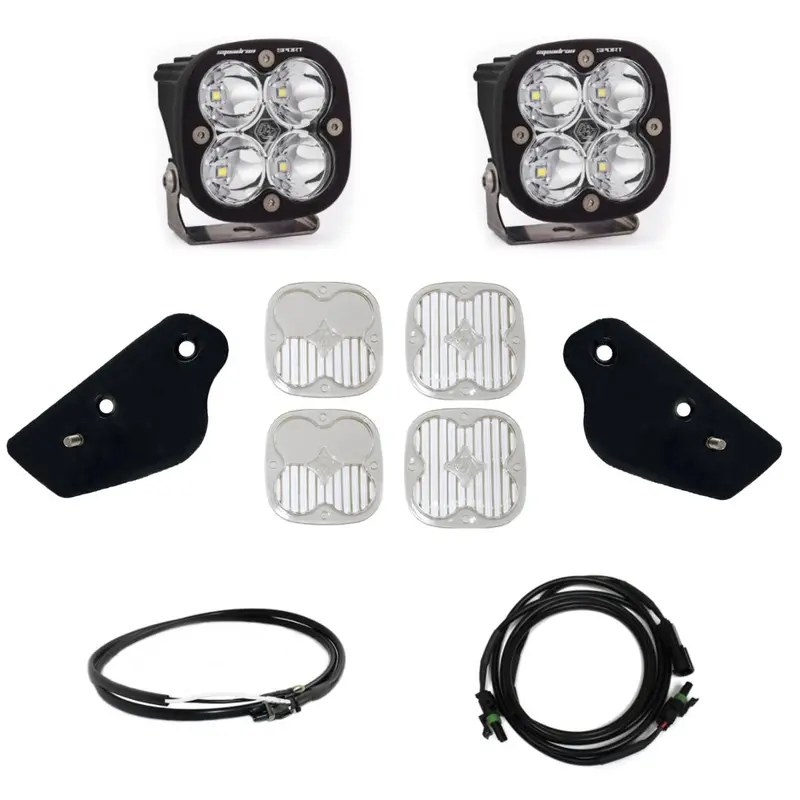 Baja Designs A-Pillar Squadron Sport Led Kit W/ Upfitter Harness For 2021-2025 Bronco 1