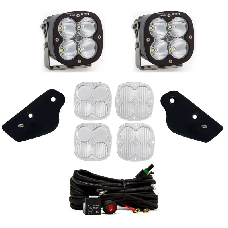 Baja Designs A-Pillar Xl Pro Spot Led Kit With Toggle Switch For 2021-2025 Bronco 1