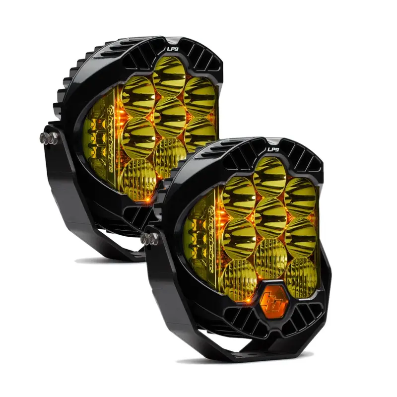 Baja Designs Amber 5000K Lp9 Pro Led Combo Pattern Lights & Toggle Harness 2