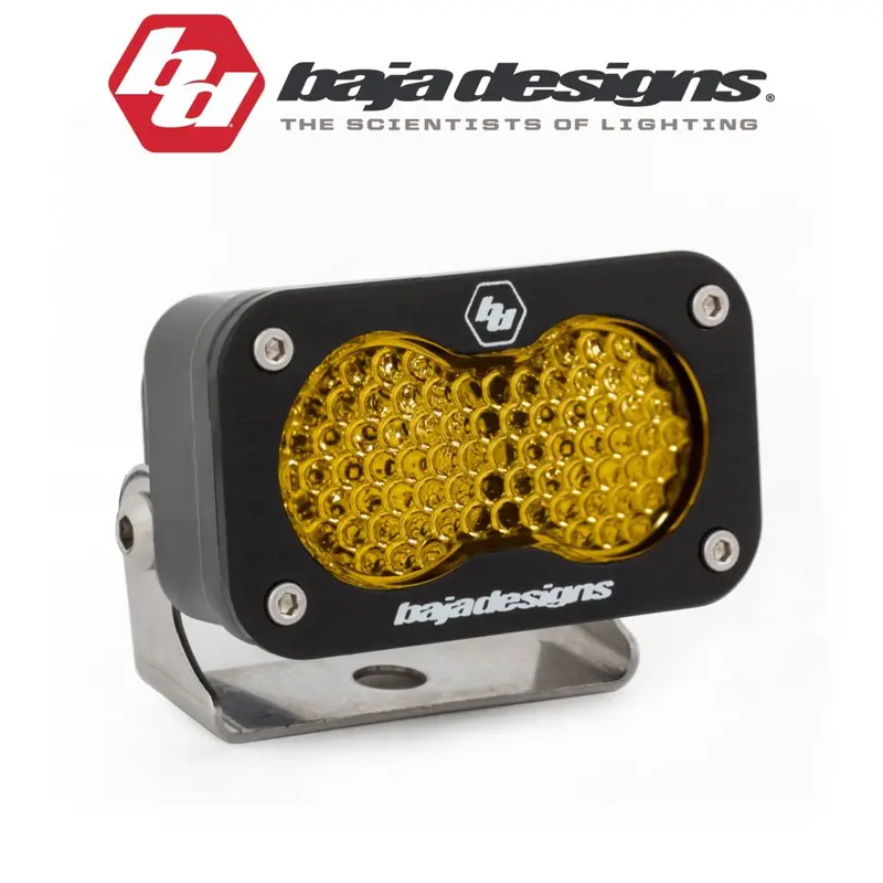 Baja Designs Black S2 Sport Amber Work/Scene 5000K Led Light Pod 1,130 Lumens 1
