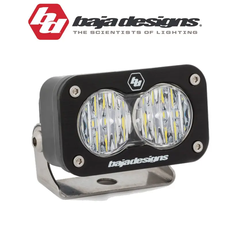 Baja Designs Black S2 Sport White Wide Cornering 5000K Led Light Pod 1,130 Lm 1