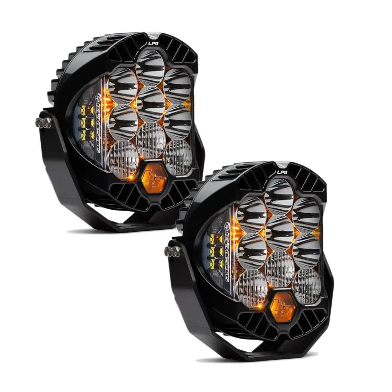 Baja Designs Clear 5000K Lp9 Pro Led Combo Pattern Lights & Toggle Harness 2