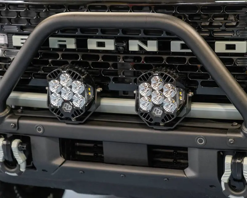 Baja Designs Clear Double Lp6 & Mounting Kit For 21+ Ford Bronco W/ Steel Bumper 2