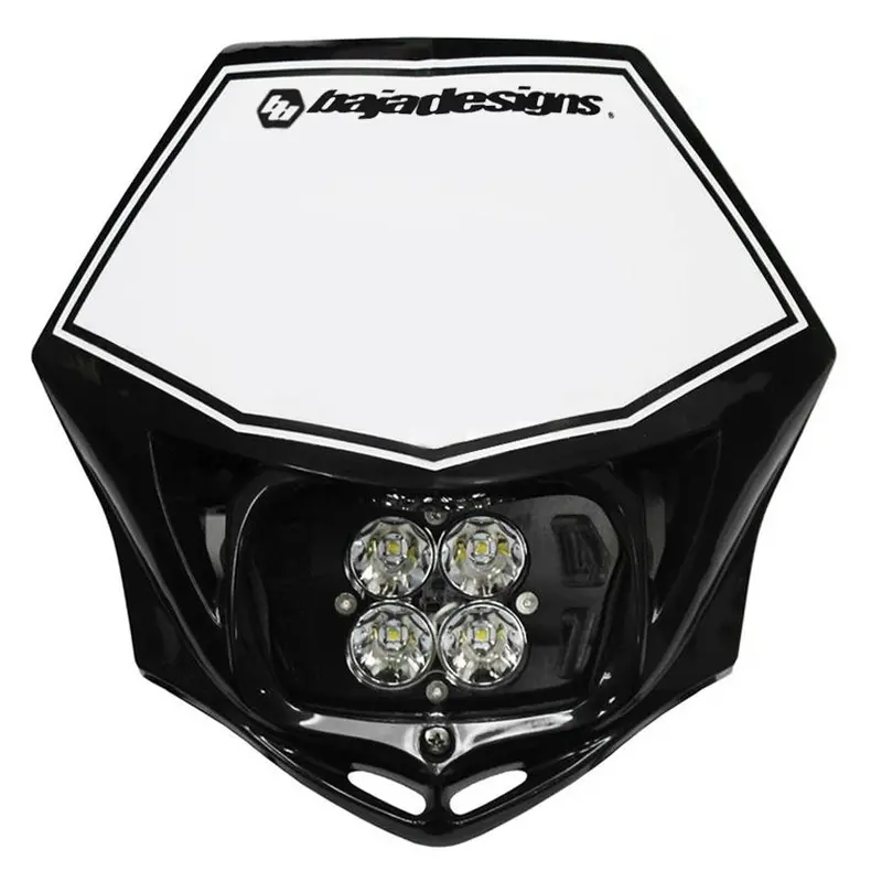 Baja Designs D/C Squadron Sport Motorcycle Led Race Headlight Black Shell 1