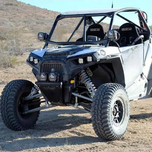 Baja Designs Double Squadron Led Headlight & Wiring Kit For 2014-2022 Polaris Rzr 2