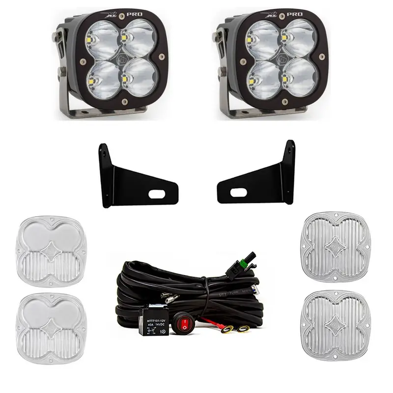 Baja Designs Driving/Combo A-Pillar Clear Light Kit For 17-24 Can-Am Maverick X3 1