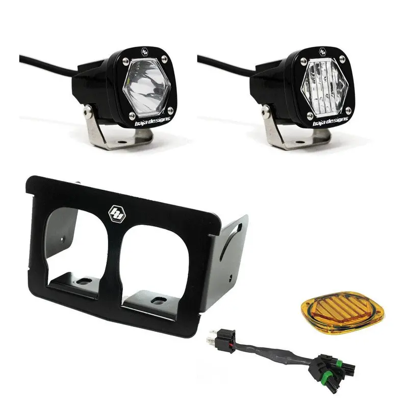 Baja Designs Dual S1 Headlight Kit For Suzuki Drz400/S/Sm Dr650/Se/R/Re/S 1
