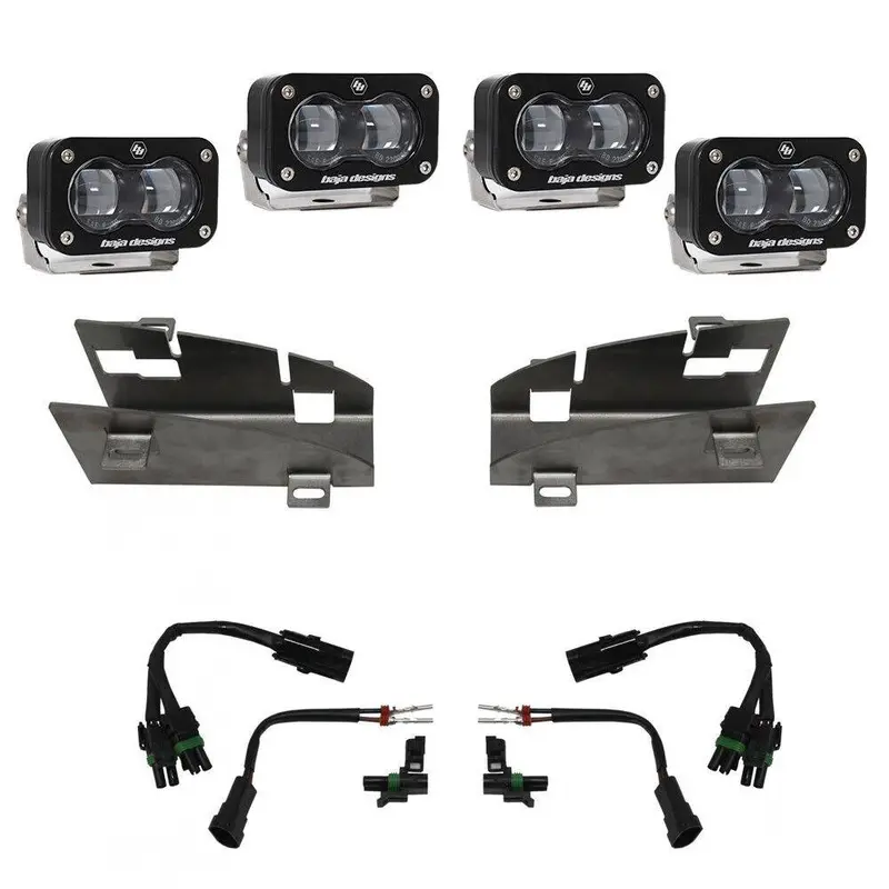 Baja Designs Dual S2 Sae Clear Fog Light Kit For 2019-2024 Ram 1500 1