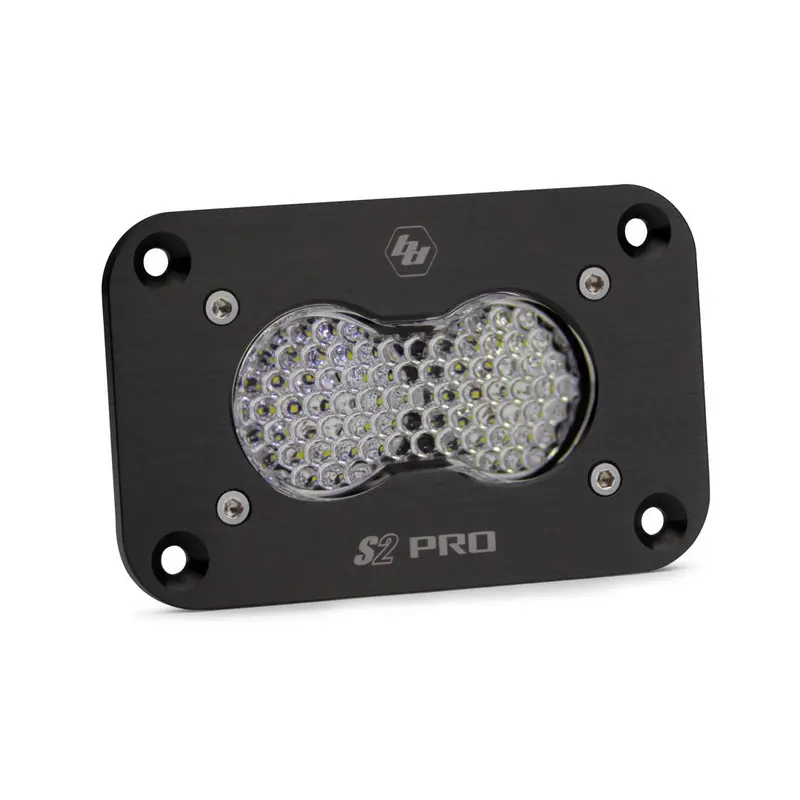 Baja Designs Flush Mount S2 Pro Clear Work/Scene Reverse Light Kit With Harness 2
