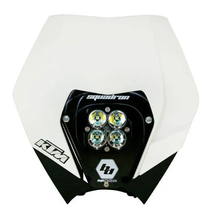 Baja Designs Ktm Squadron Pro (A/C) Headlight Kit W/Shell- Clear - For 08-12 Ktm 1