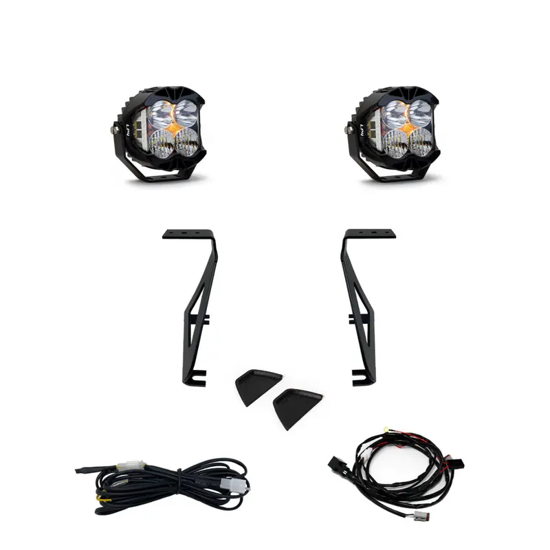 Baja Designs Lp4 Clear Driving/Combo A-Pillar Light Kit For 2021-2025 Ford Raptor 1
