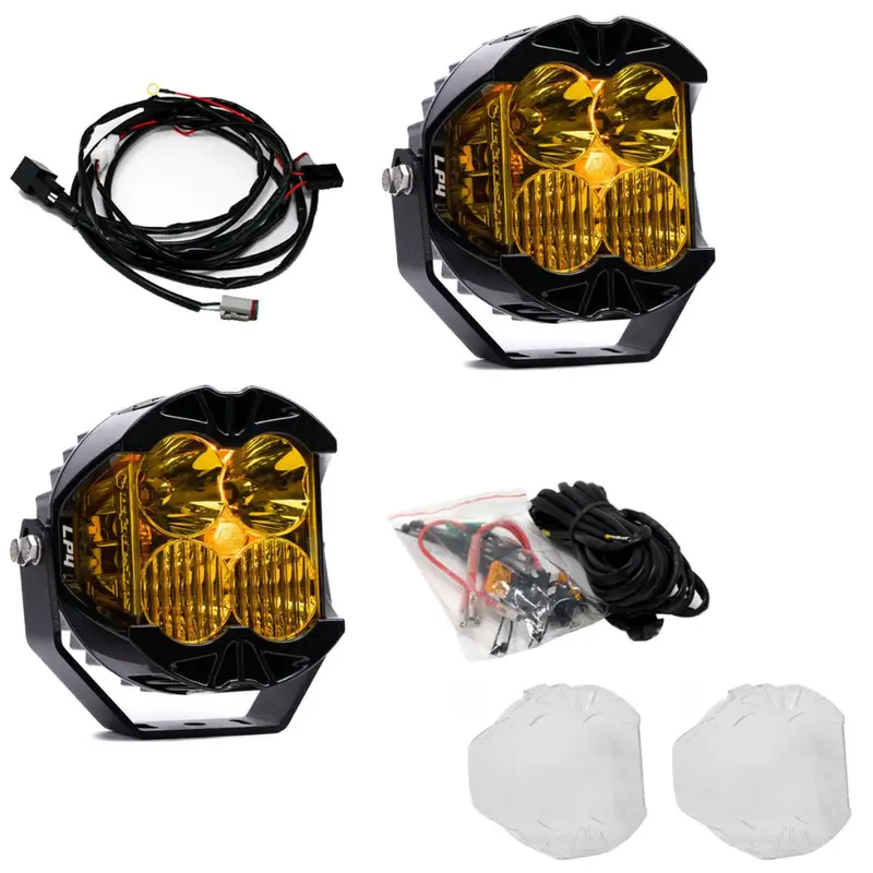 Baja Designs Lp4 Pro Amber Driving/Combo Led Light Pod Kit W/ Amber Backlight 1
