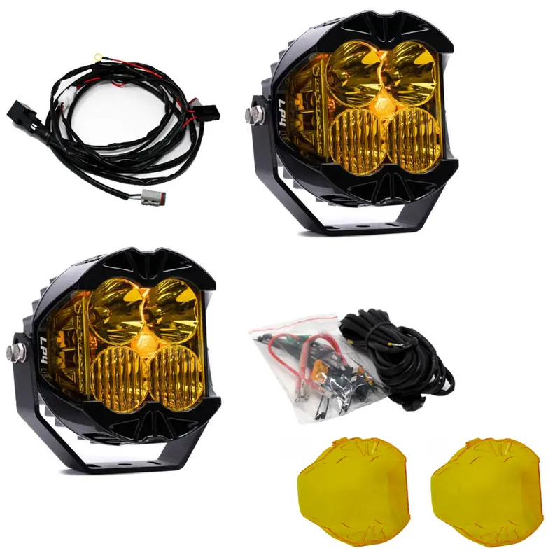 Baja Designs Lp4 Pro Amber Driving/Combo Led Light Pod Kit W/ Amber Backlight 1
