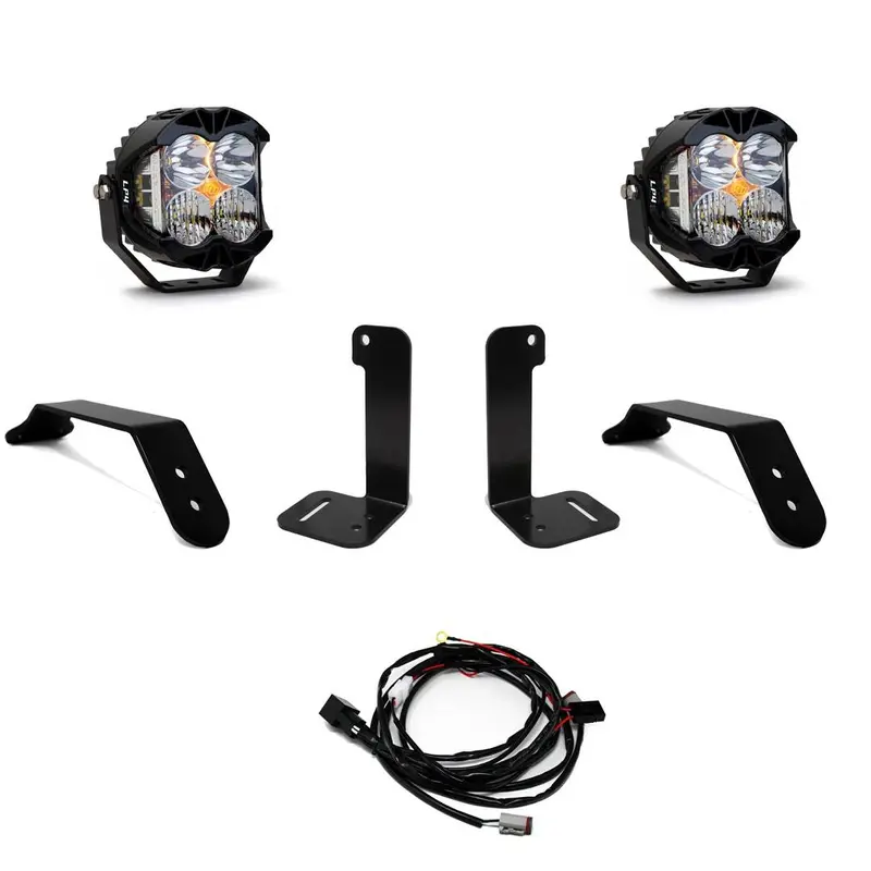 Baja Designs Lp4 Pro Bumper Led Light Kit For 2018-2025 Jeep Wrangler/Gladiator 1
