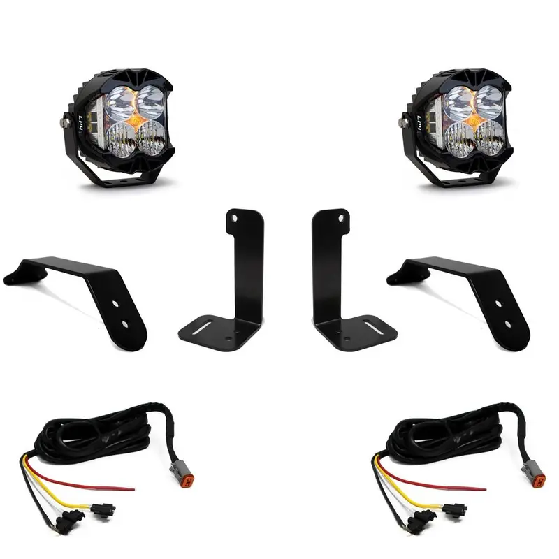 Baja Designs Lp4 Pro Bumper Led Light Kit For 2018-2025 Jeep Wrangler/Gladiator 1