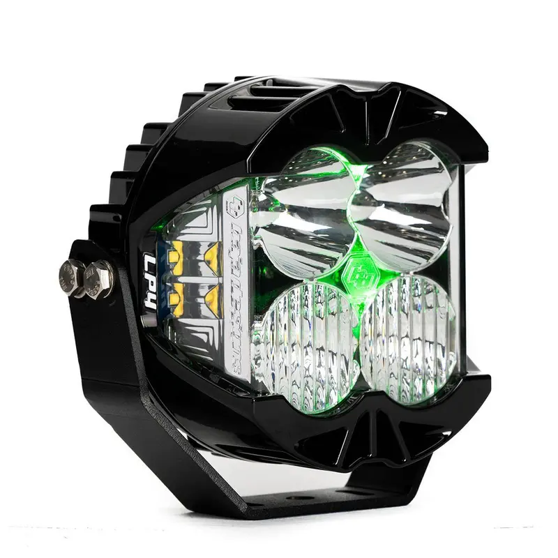Baja Designs Lp4 Pro Clear Bright Driving/Combo Led Light Pod W/ Green Backlight 1