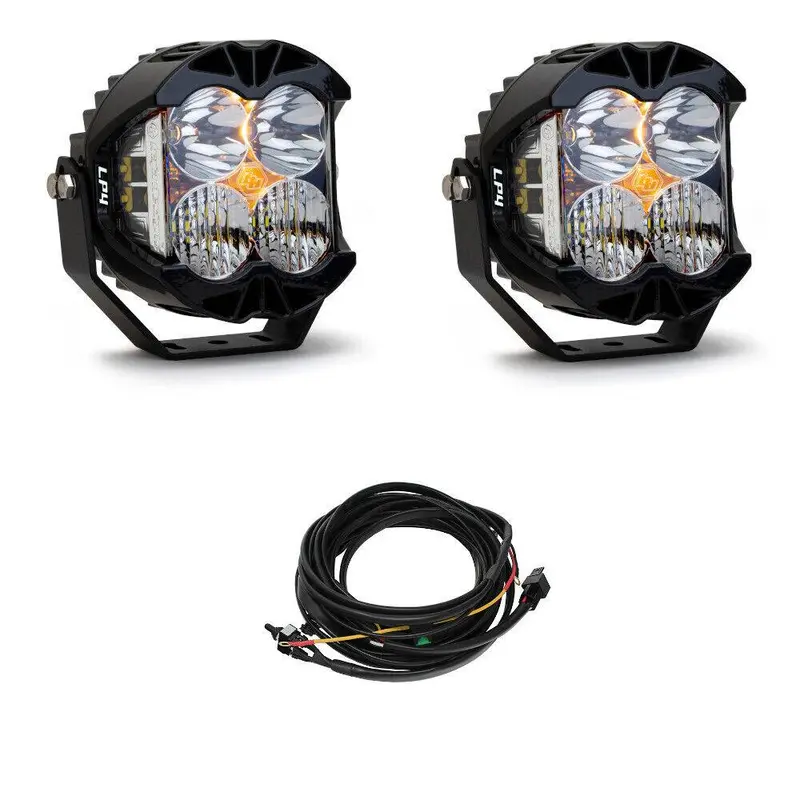 Baja Designs Lp4 Pro Universal Led Auxiliary Light Pods/Wire Harness 1