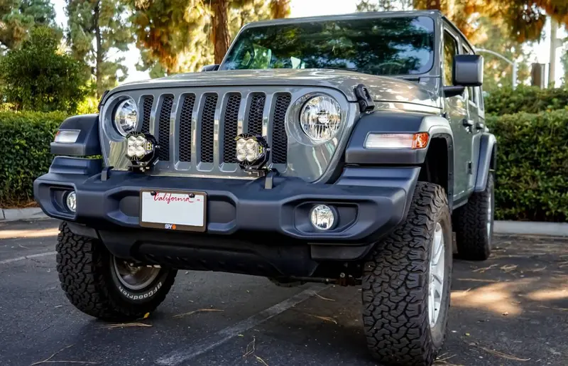 Baja Designs Lp6 Pro Bumper Led Light Kit For 2018-2025 Jeep Wrangler/Gladiator 2