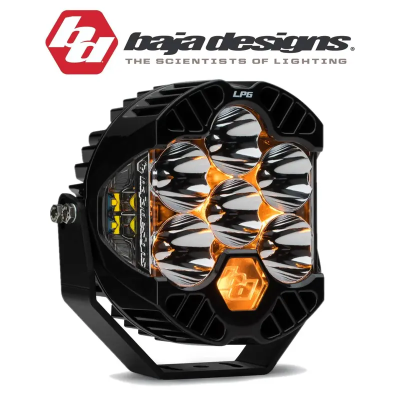 Baja Designs Lp6 Pro Led Clear Spot Beam Light 8,600 Lumens 1