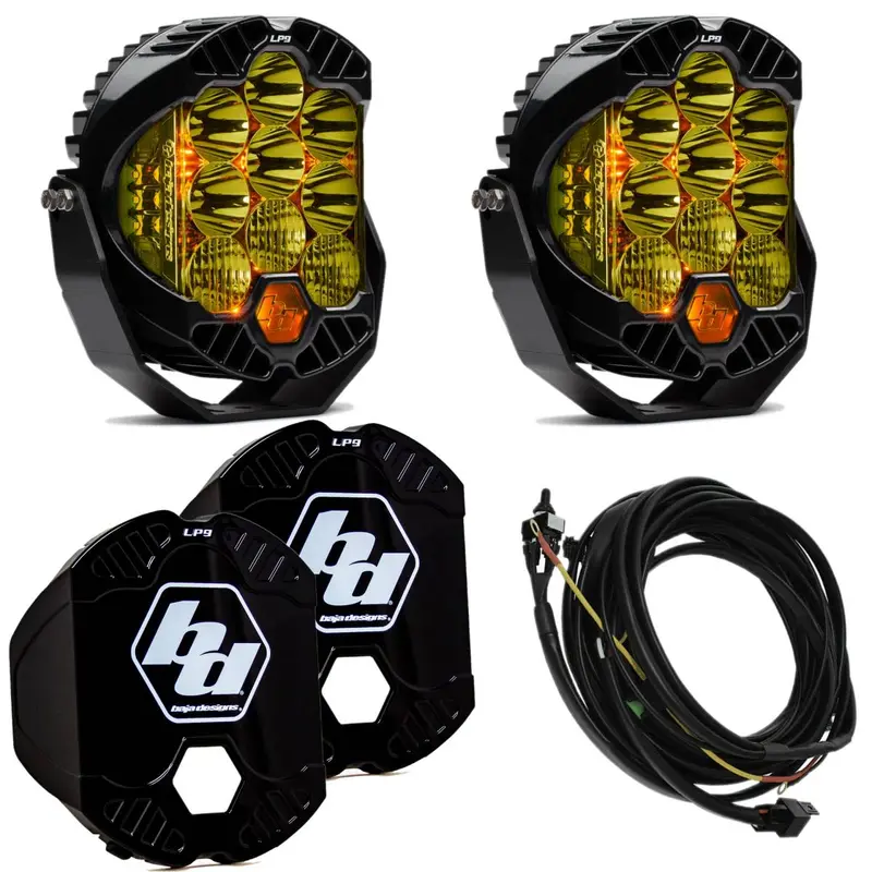 Baja Designs Lp9 Pro Led Amber Driving/Combo Lights/Toggle Harness/Rock Guards 1
