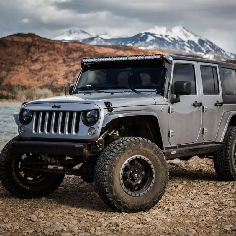 Baja Designs Onx6+ 50 Inch Led Roof Light Bar Kit For 2007-2018 Jeep Wrangler 1