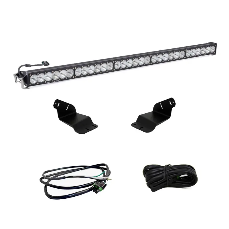Baja Designs Onx6+ Roof Mount Light Bar Kit W/ Upfitter For 2021-2025 Ford Bronco 1
