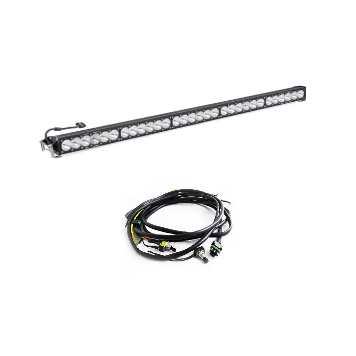 Baja Designs Onx6 Straight 50" Racer Edition Led Light Bar Kit W/ Wiring Harness 1