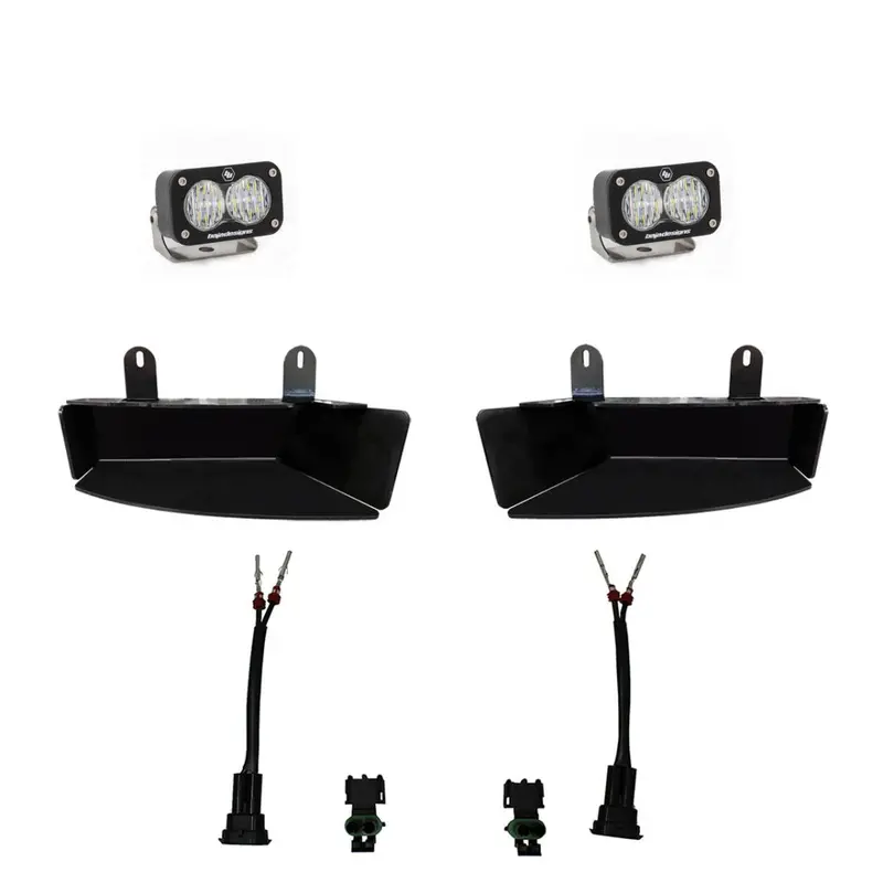 Baja Designs Ram S2 Sport Fog Pocket Light Kit For 2019-2022 Ram 2500/3500 1